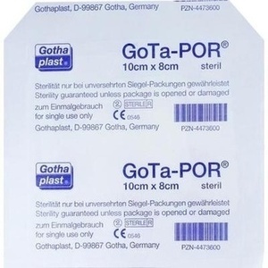 GOTA-POR Wundpflaster steril 80x100 mm