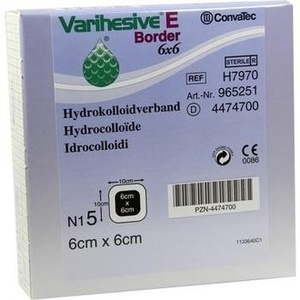 VARIHESIVE E Border 6x6 cm HKV hydroaktiv