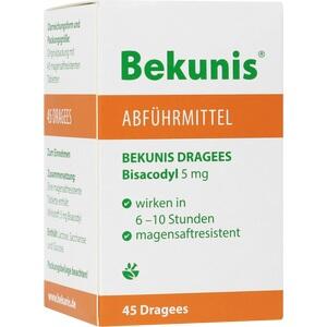 BEKUNIS Dragees Bisacodyl 5 mg magensaftres.Tabl.