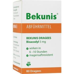 BEKUNIS Dragees Bisacodyl 5 mg magensaftres.Tabl.
