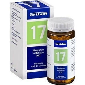Biochemie Orthim Nr.17 Manganum Sulfuricum D12 Tabletten