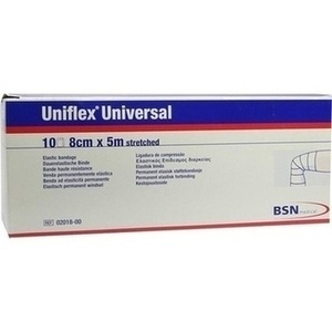 UNIFLEX Universal Binden 8 cmx5 m Zellglas weiß