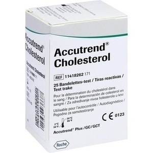 ACCUTREND Cholesterol Teststreifen