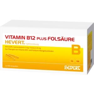 hevert b12 injection Folic Acid Forte Ampoules 20 mg, 10 Ampoules 2 ml High-Dose F Lotus Pharmacy & Kids Boutique Germany (Original Product from Germany) PZN VITAMIN B12 DEPOT Hevert Ampullen