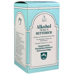 ALKOHOL 70% V/V Hetterich