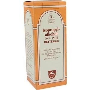 ISOPROPYLALKOHOL 70% V/V Hetterich