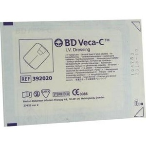 BD VECA-C Katheterfixierverb.6x7,5 cm m.Sichtfen.