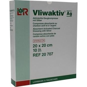 VLIWAKTIV AG Aktivkohle Saugkomp.m.Silber 20x20 cm