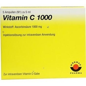 regisseur pensioen Droogte VITAMINA C 1000 FIOLE 5X5 ml - Vitaminen & Mineralen - Wellness -  arzneiprivat