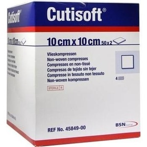 CUTISOFT Vlieskompressen steril 10x10 cm