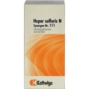 SYNERGON KOMPLEX 111 Hepar sulfuris N Tabletten