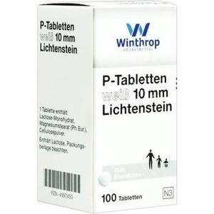 P TABLETTEN weiß 10 mm