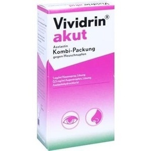 Abbildung von Vividrin Akut Azelastin 4mlat 10mlnaspr Geg.heusch Kombipackung