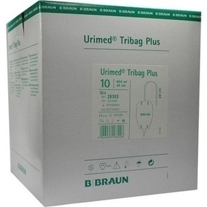 URIMED Tribag Plus Urin Beinbtl.800ml 20cm ster.