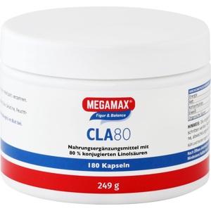 CLA 80% Megamax 1 g konjug.Linolsäure Kapseln CLA 80% Megamax 1 g konjug.Linolsäure Kapseln
