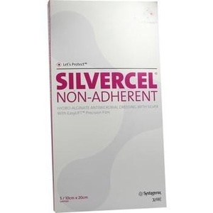 SILVERCEL non Adherent Kompressen 10x20 cm