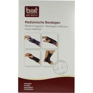 BORT Handgelenkstütze m.Aluschiene li.M schwarz