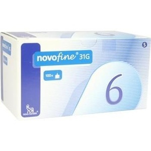 NOVOFINE Nadeln 0,25x6 mm