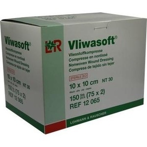 VLIWASOFT Vlieskompressen steril 10x10 cm 4l.