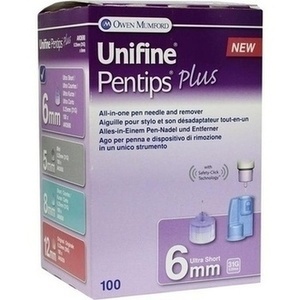 UNIFINE Pentips plus Kanüle 31 G 6 mm