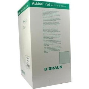 ASKINA Pad Wundauflage 10x10 cm nicht haftend