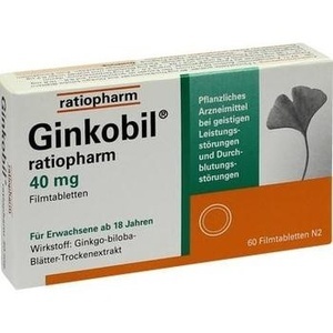 GINKOBIL-ratiopharm 40 mg Filmtabletten