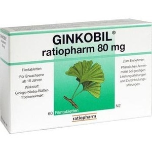 GINKOBIL-ratiopharm 80 mg Filmtabletten