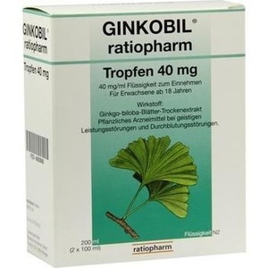 GINKOBIL-ratiopharm Tropfen 40 mg
