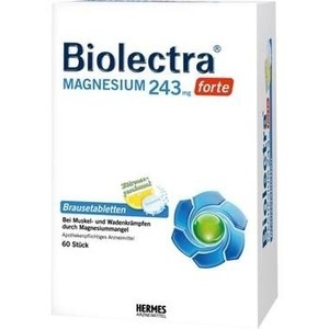BIOLECTRA Magnesium 243 mg forte Zitrone Br.-Tabl.
