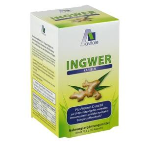 INGWER 500 mg Kapseln+Vitamin B1+C