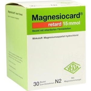 MAGNESIOCARD retard 15 mmol Beutel m.ret.Filmtabl.