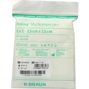 ASKINA Mullkompressen 7,5x7,5 cm steril