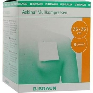 ASKINA Mullkompressen 7,5x7,5 cm steril