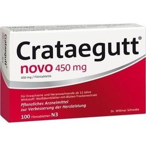 Abbildung von Crataegutt Novo 450mg Filmtabletten