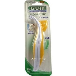 GUM Flosbrush Automatik Halter m.Zahnseide 30 m
