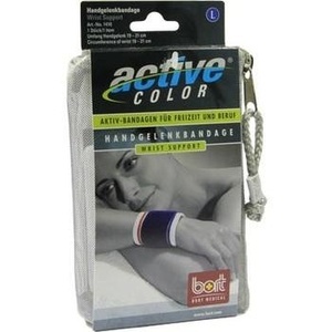 BORT ActiveColor Handgelenkbandage L blau