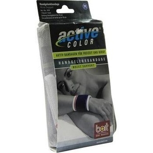 BORT ActiveColor Handgelenkbandage M blau