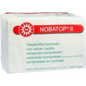 NOBATOP 8 Kompressen 7,5x7,5 cm unsteril