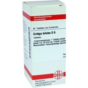 GINKGO BILOBA D 12 Tabletten