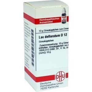 LAC DEFLORATUM D 12 Globuli