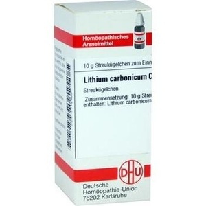 LITHIUM CARBONICUM C 30 Globuli