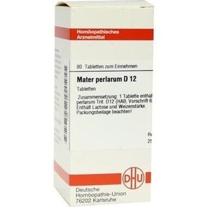 MATER PERLARUM D 12 Tabletten