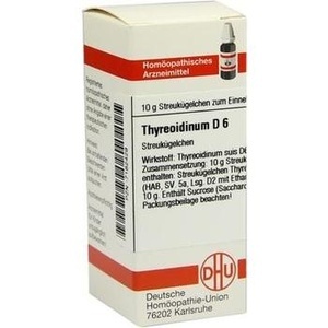 THYREOIDINUM D 6 Globuli