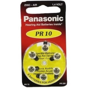 BATTERIEN f.Hörgeräte Panasonic PR10