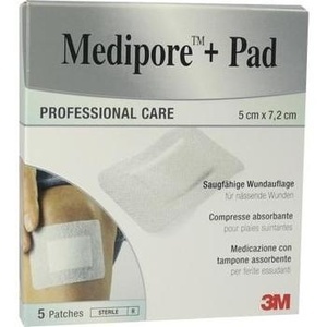 MEDIPORE+Pad steriler Wundverband 3562NP 5x7,2 cm
