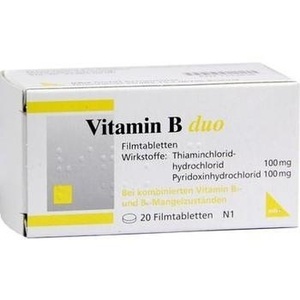 VITAMIN B DUO Filmtabletten