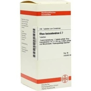 Rhus Toxicodendron C7 Tabletten