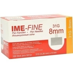 IME-fine Universal Pen Kanüle 31 G 8 mm