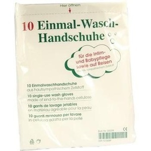 Einmal Waschhandschuhe