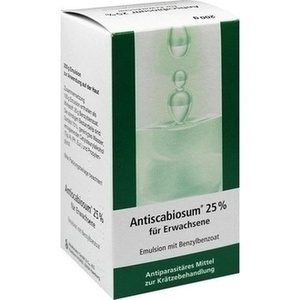 ANTISCABIOSUM 25% Emulsion (PZN: 07286755) - Effektive Hilfe bei juckender Haut und Scabies